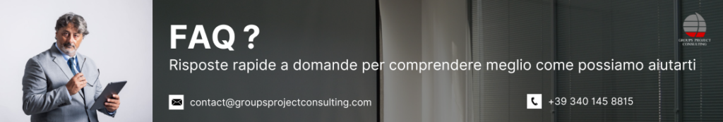Groups Project Consulting, Tiziano Fiori Business Coaching Innovation, FAQ, Domande per comprendere e risposte per aiutarti